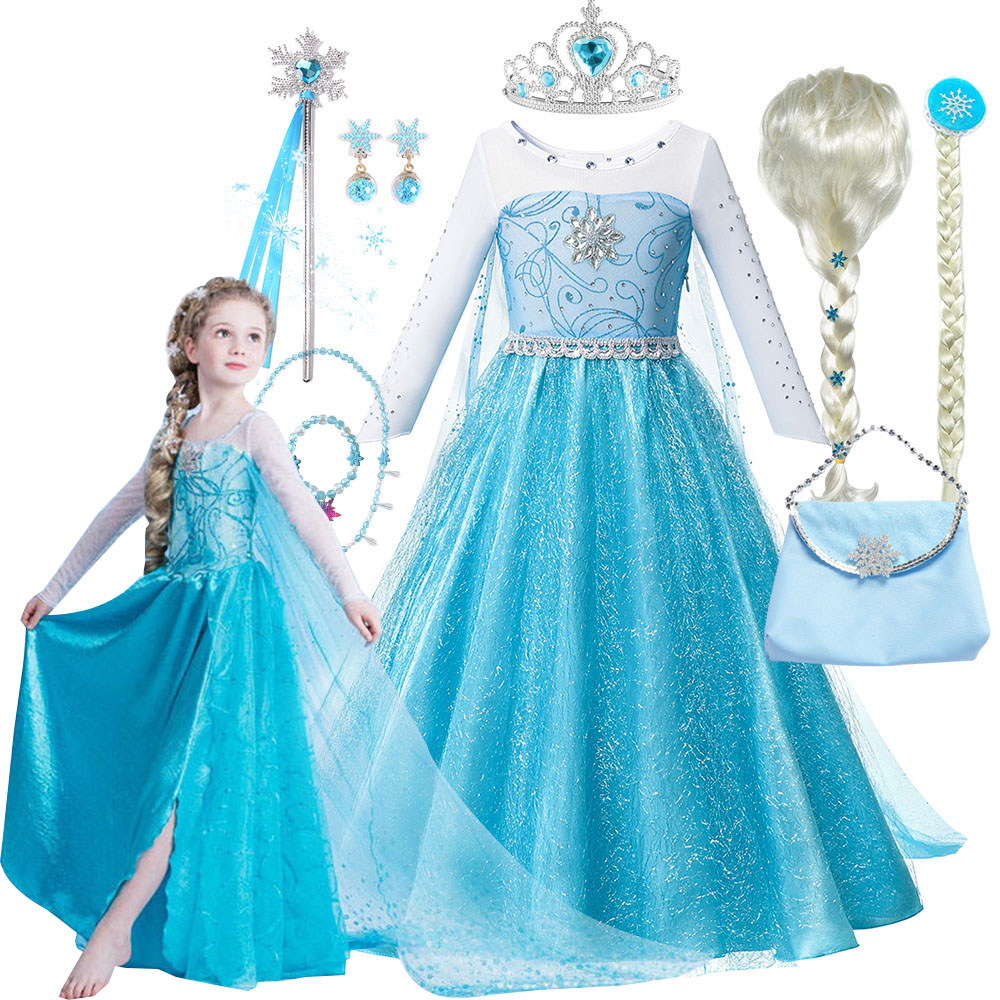 Baby Clothing Dresser - Disney Kız Prenses Elsa Anna Kostüm